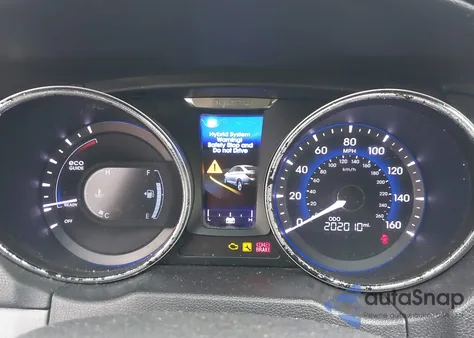 2013 Hyundai Sonata Hybrid z USA, uszkodzony, nr VIN KMHEC4A47DA051383